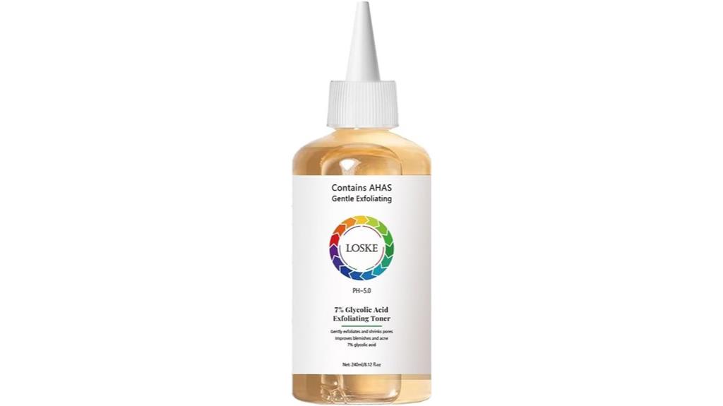exfoliating toner for skin