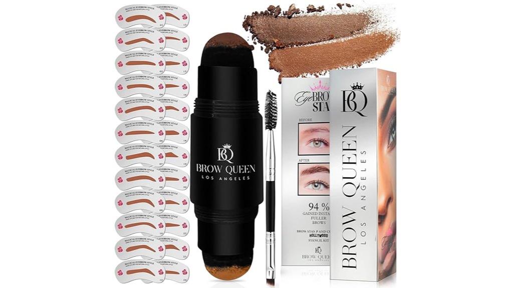 eyebrow kit with templates