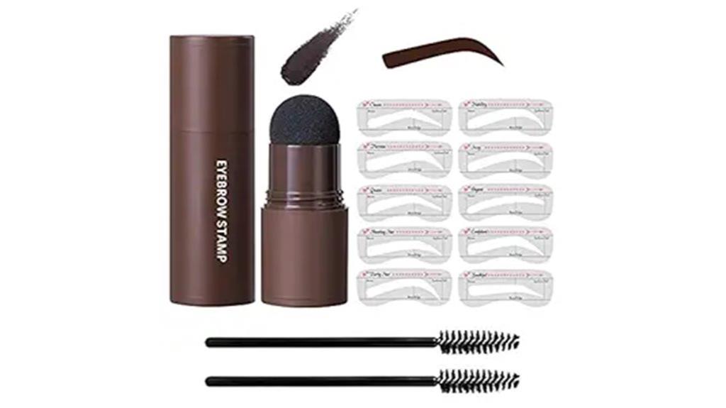 eyebrow stencil kit
