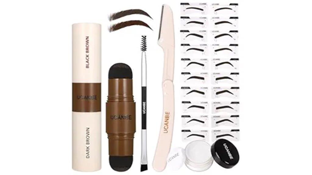 eyebrow stencil kit