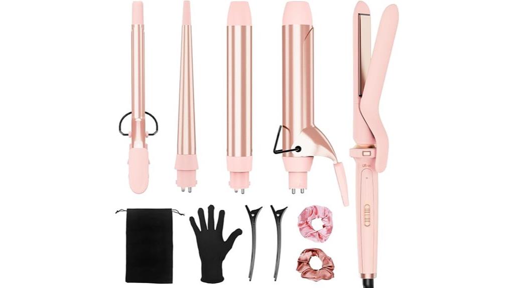 five in one curling kit