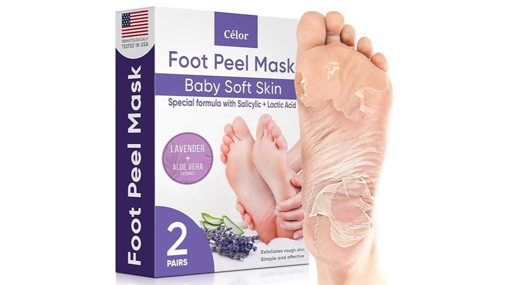 foot exfoliation treatment set
