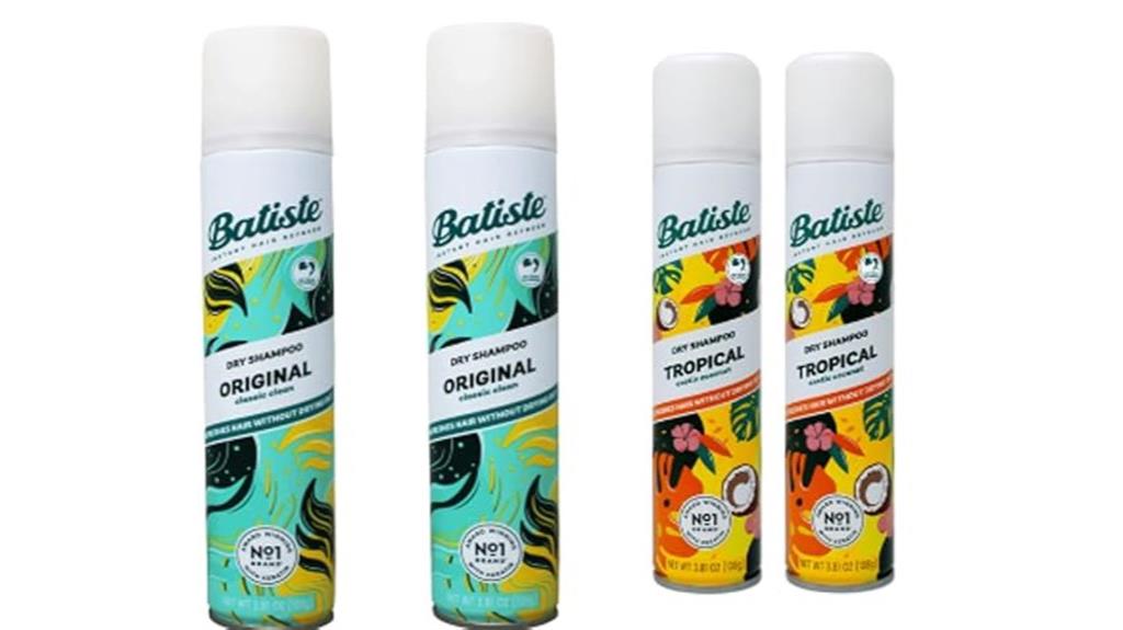 four pack dry shampoo