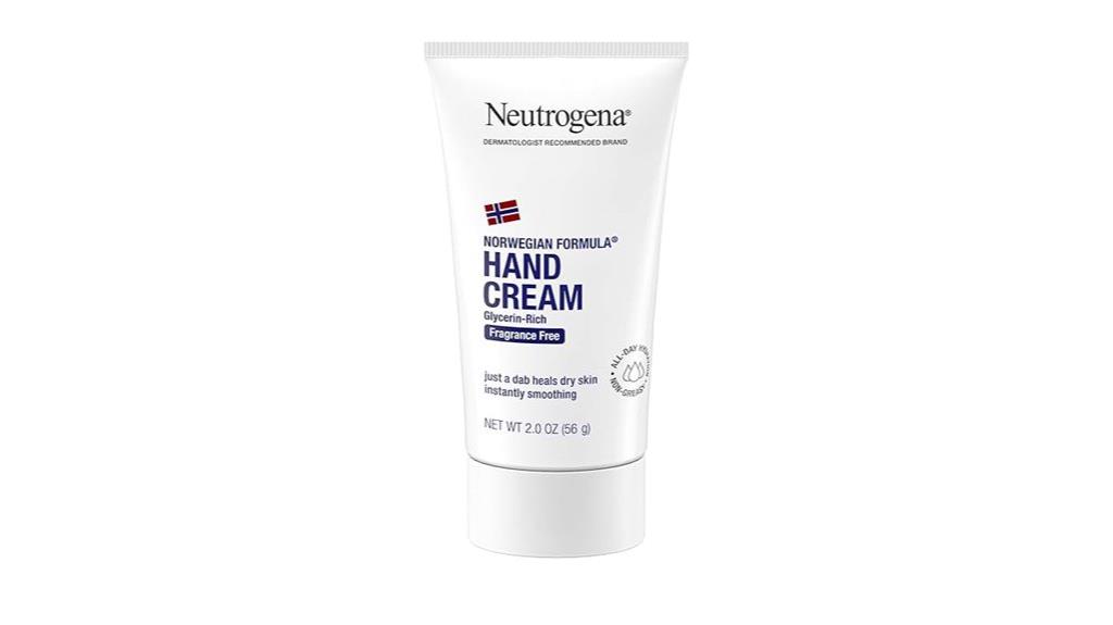 fragrance free hand cream