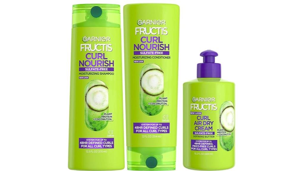garnier curl nourish set