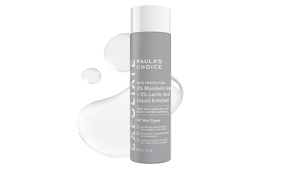 gentle acid exfoliant formula