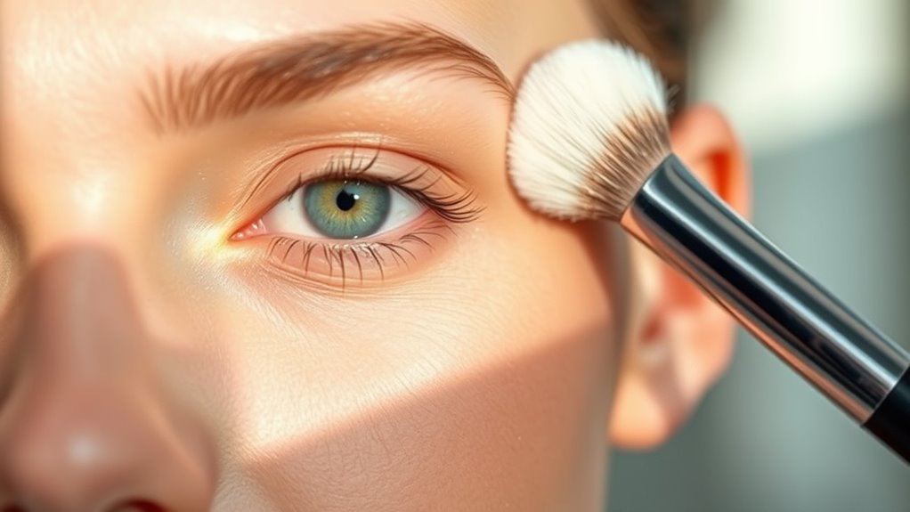 gentle blotting preserves makeup