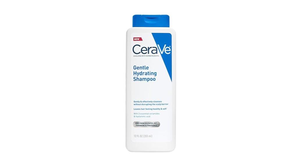 gentle hydrating shampoo with ceramides