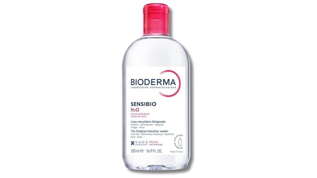 gentle makeup removal water