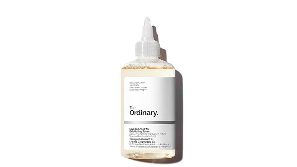 glycolic exfoliating toner 7