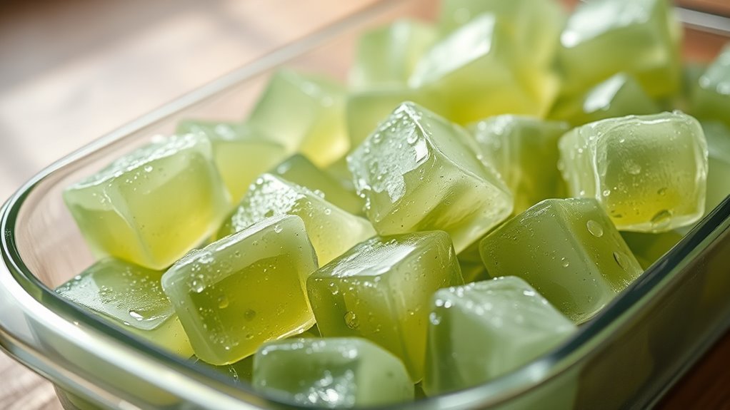 green tea ice cube benefits