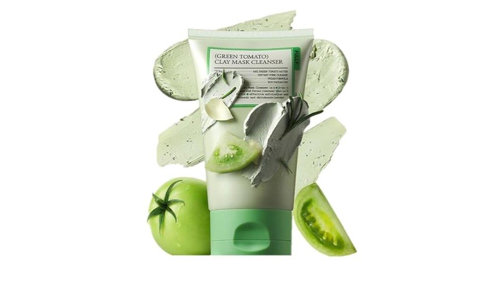 green tomato clay mask
