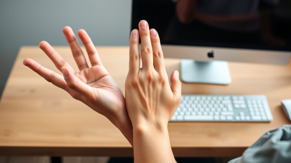 hand fatigue relief stretches