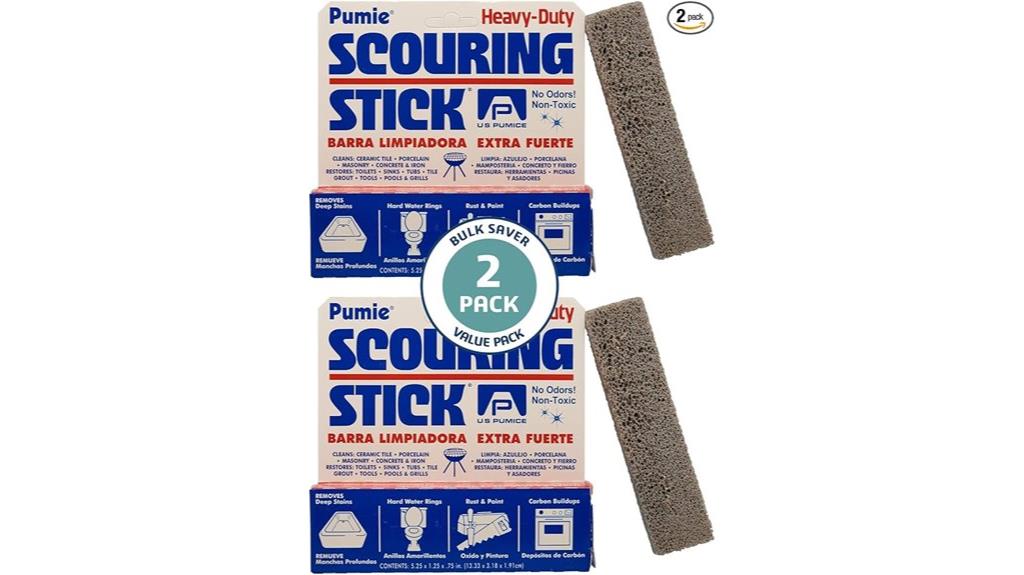 heavy duty pumice cleaning sticks