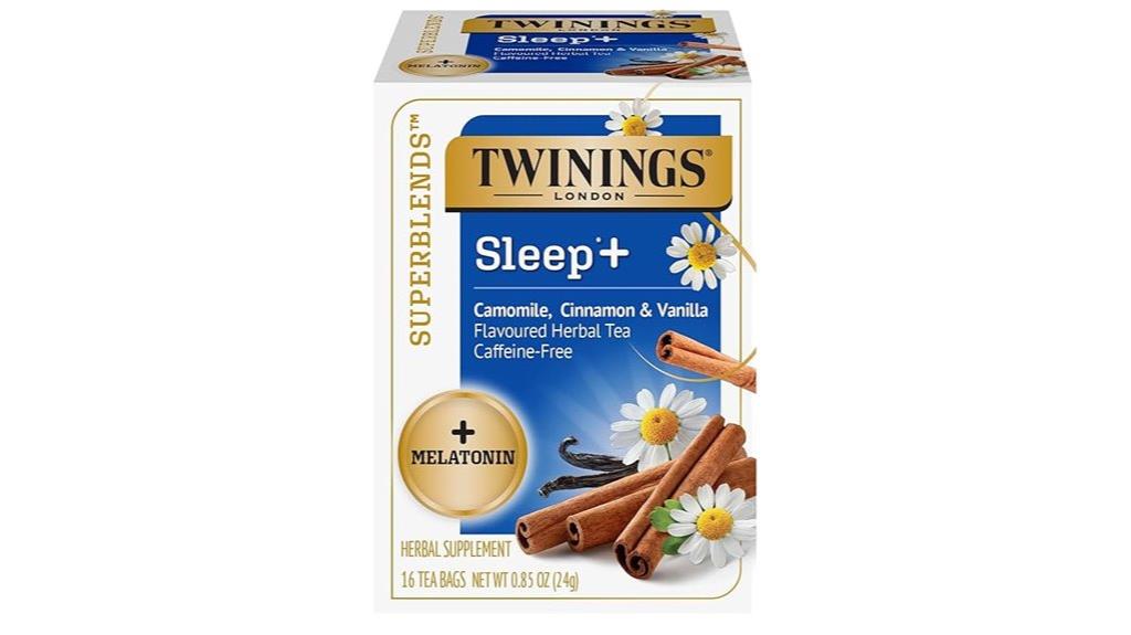 herbal tea with melatonin