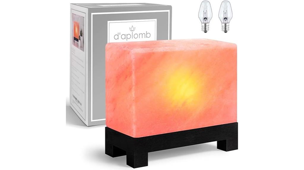 himalayan salt lamp with base