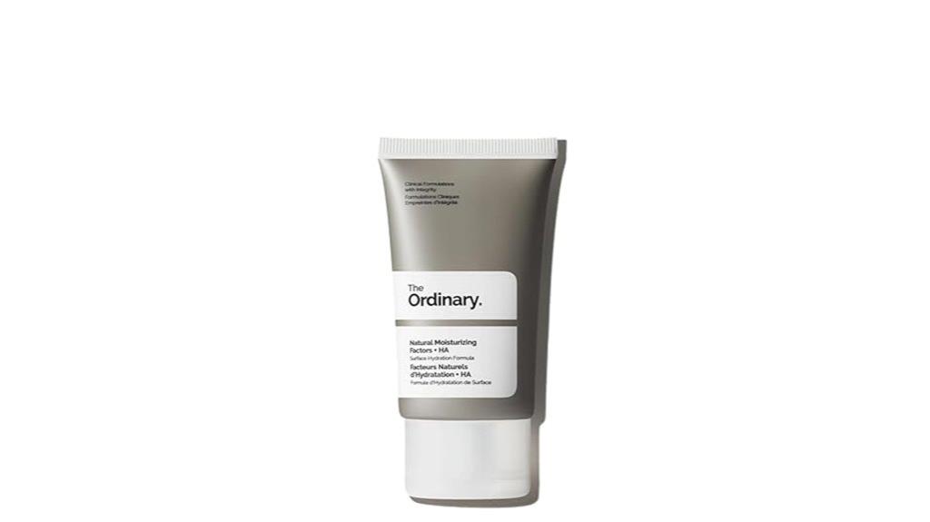 hydrating natural moisturizer formula