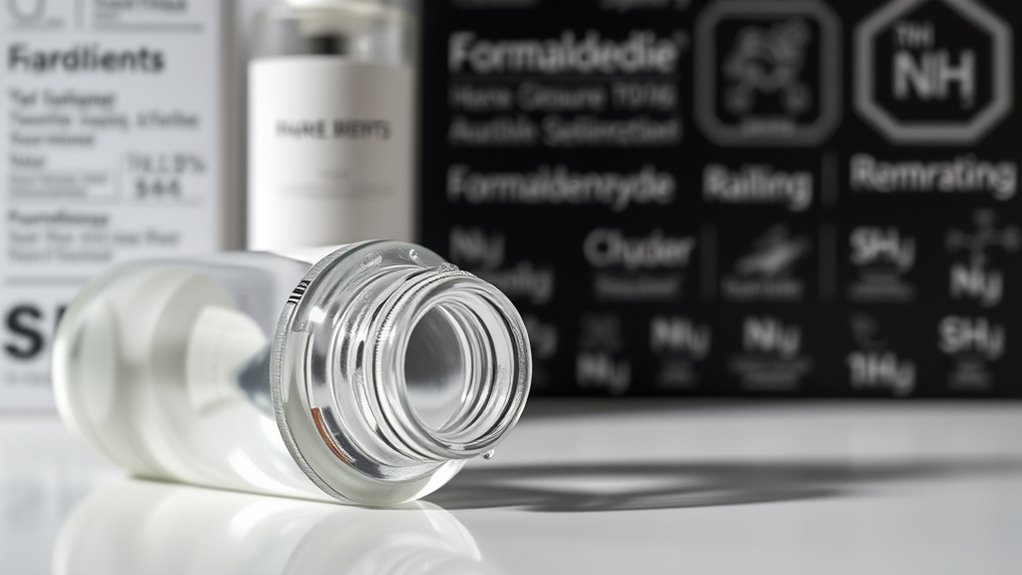 identify formaldehyde releasers safely
