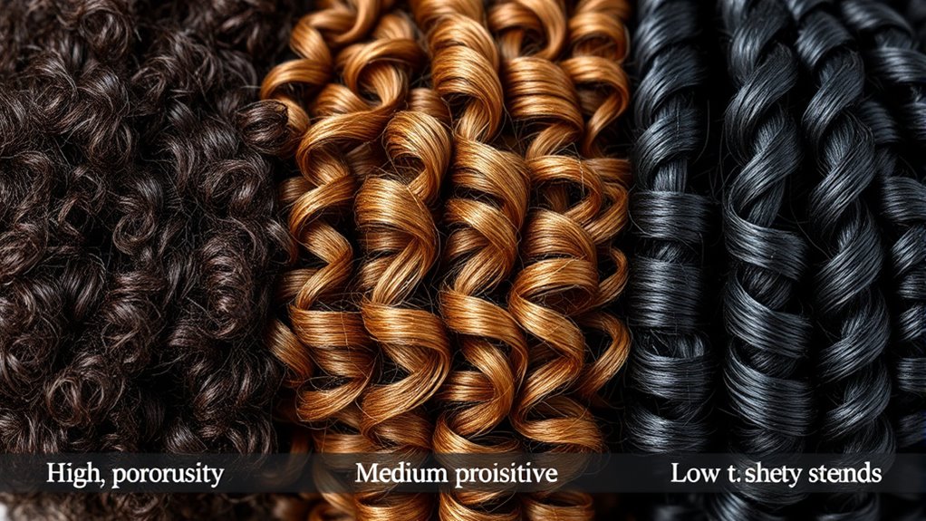 identify hair porosity signs