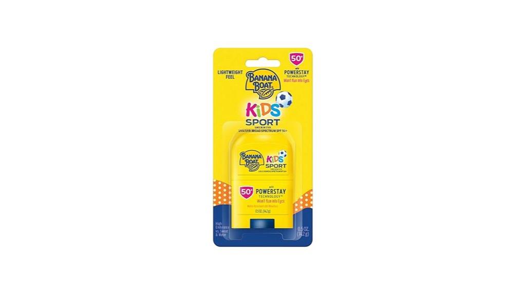 kids spf 50 sunscreen stick