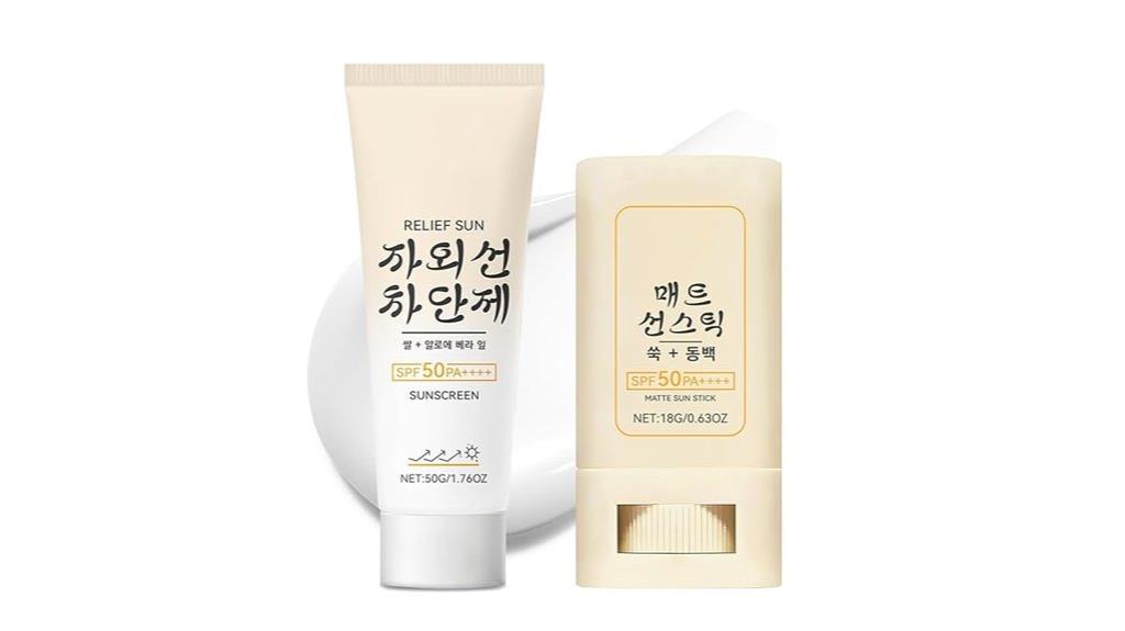korean spf 50 sunscreen