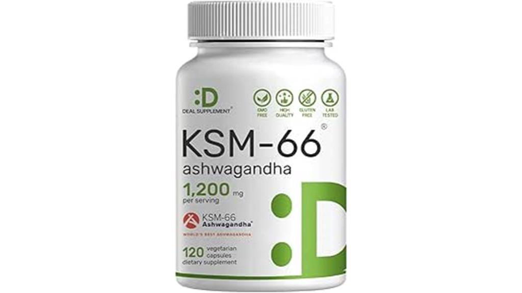 ksm 66 ashwagandha capsules