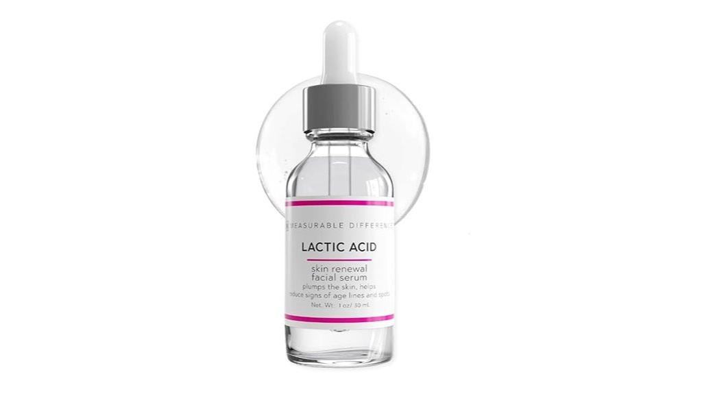 lactic acid face serum