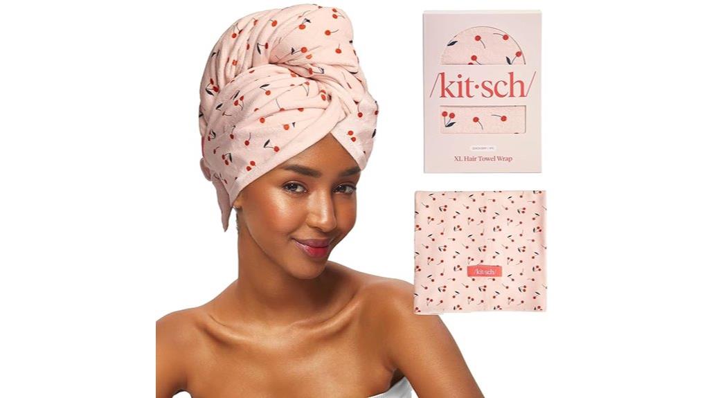large microfiber hair towel