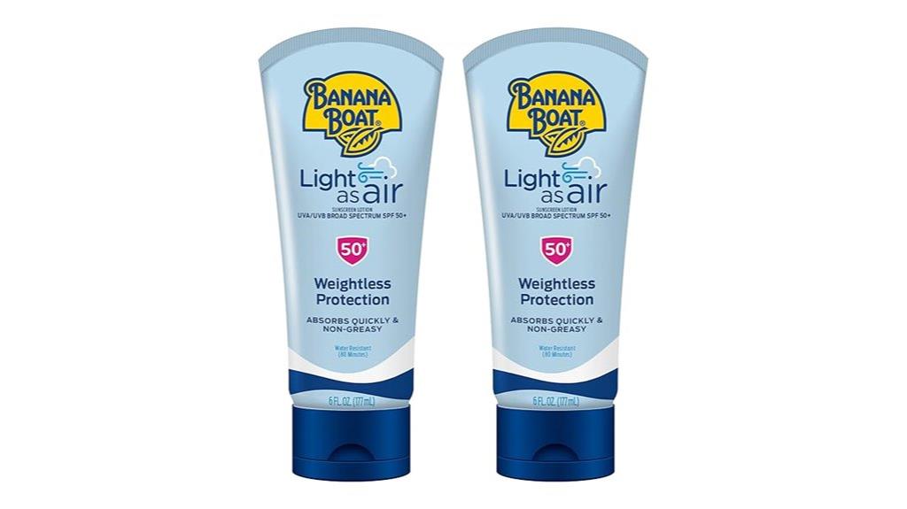 light spf 50 sunscreen twin