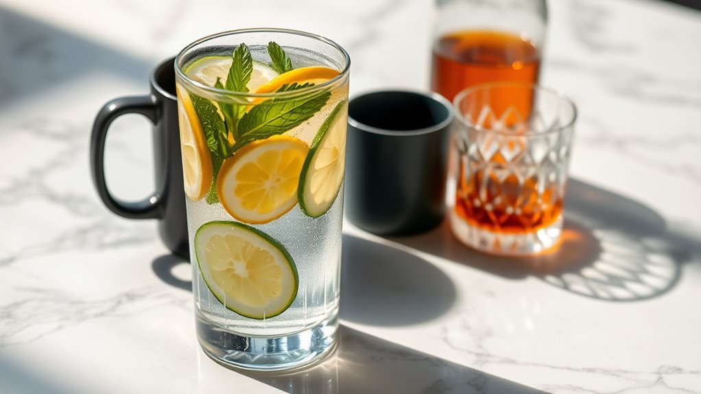 limit caffeine and alcohol