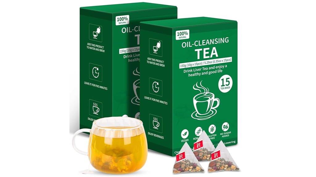 liver detox tea set