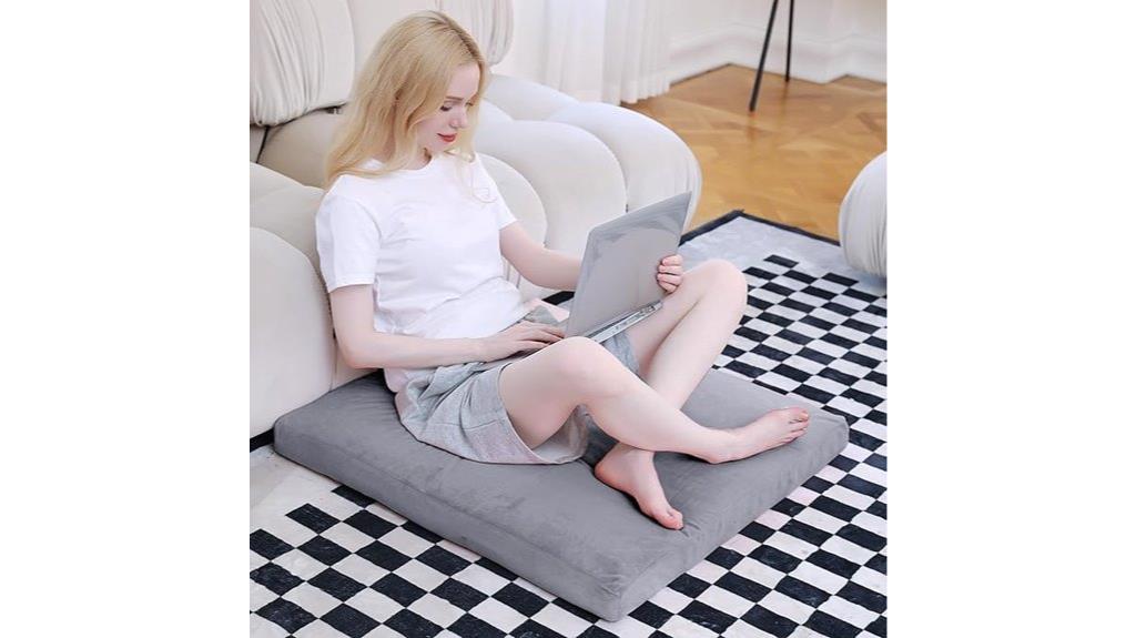 luxurious velvet meditation mat