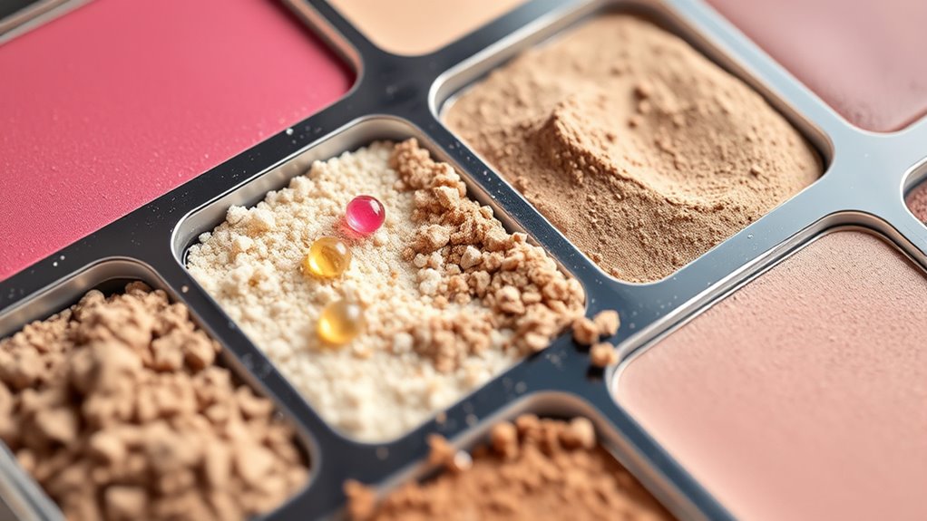 makeup ingredients and functions