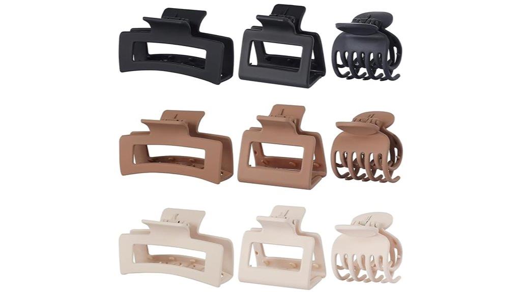 medium claw hair clips