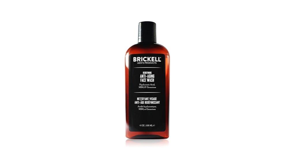 men s anti aging face wash