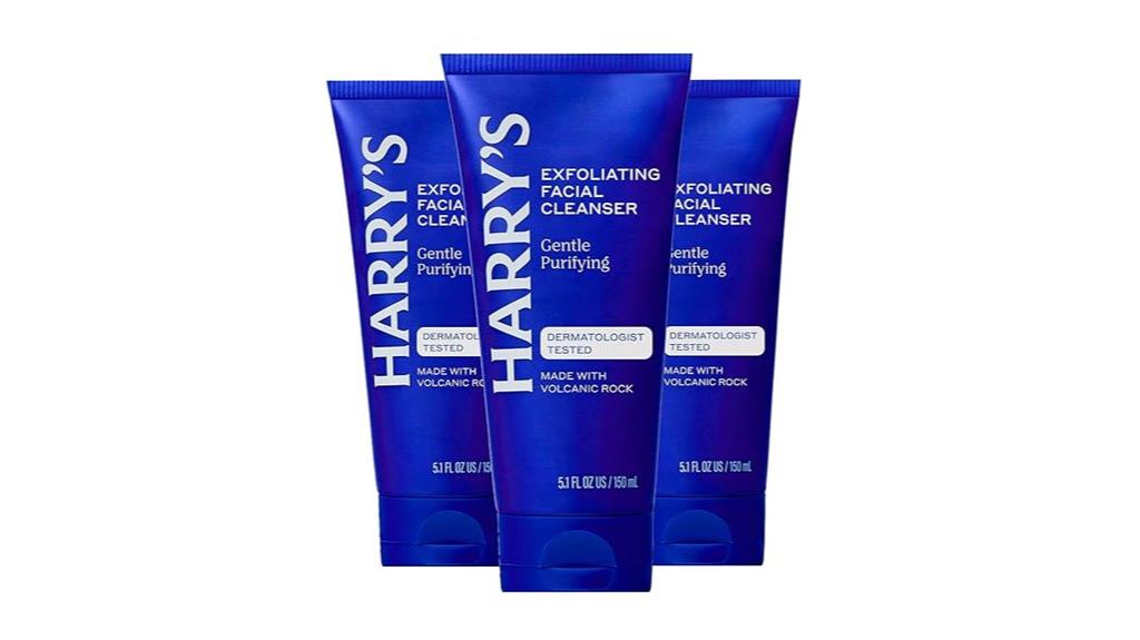 men s exfoliating face wash