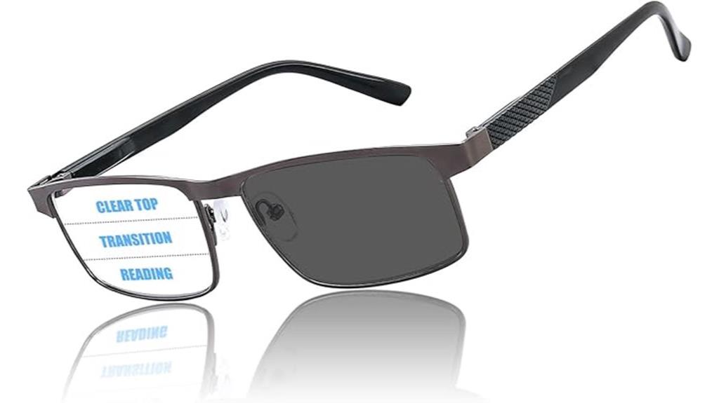 men s metal multifocus glasses