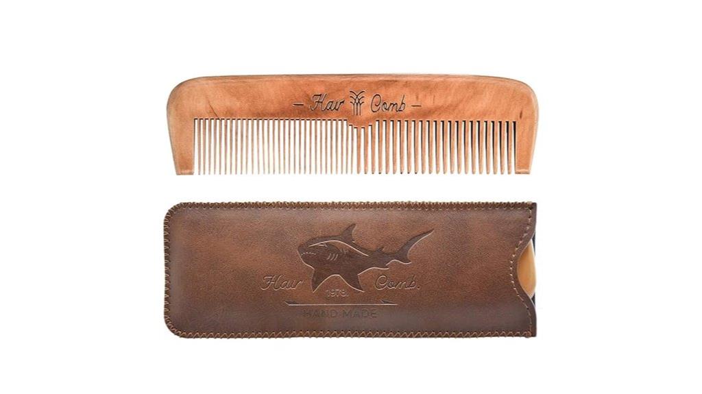 men s wooden hair combs