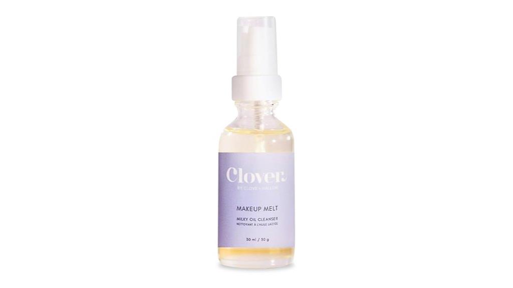 milky cleansing oil