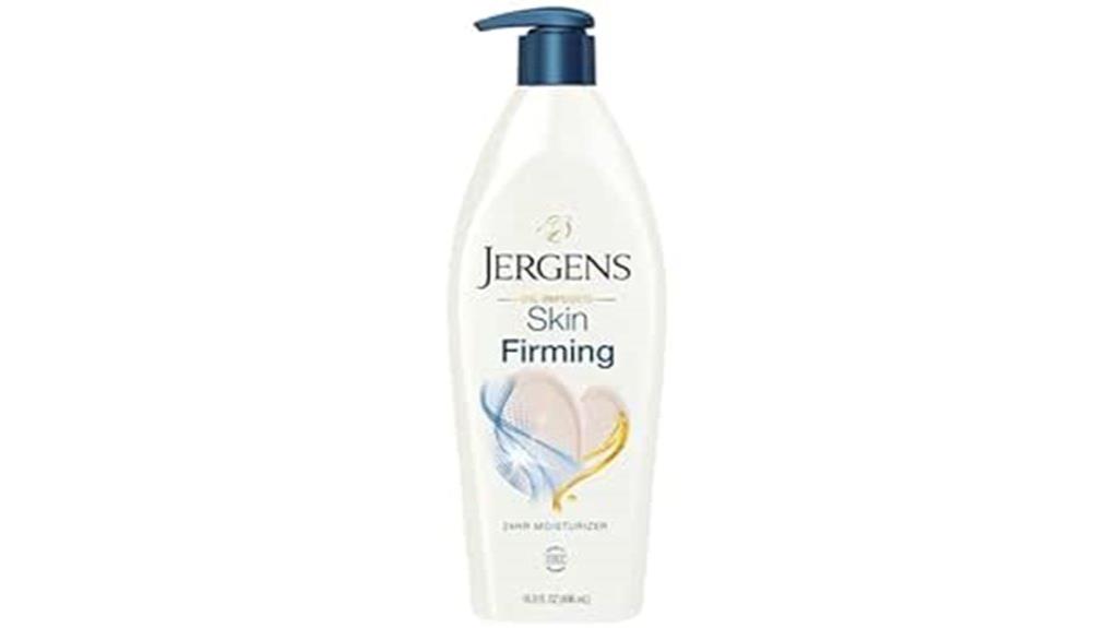 moisturizes and firms dry skin
