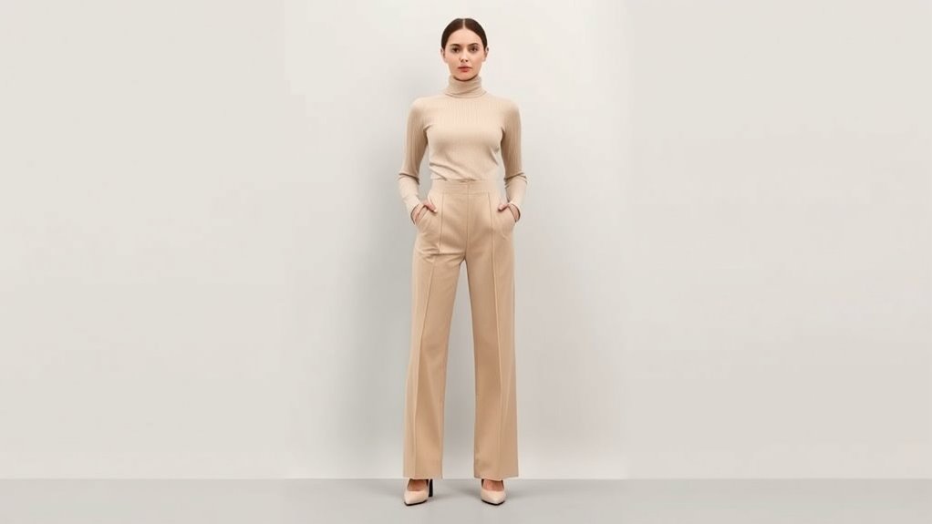 monochrome seamless elongated silhouette