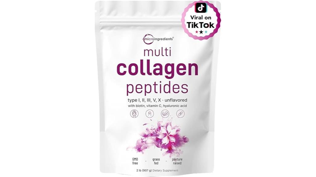 multicolor collagen peptides powder