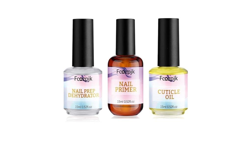 nail prep with cuticle oil