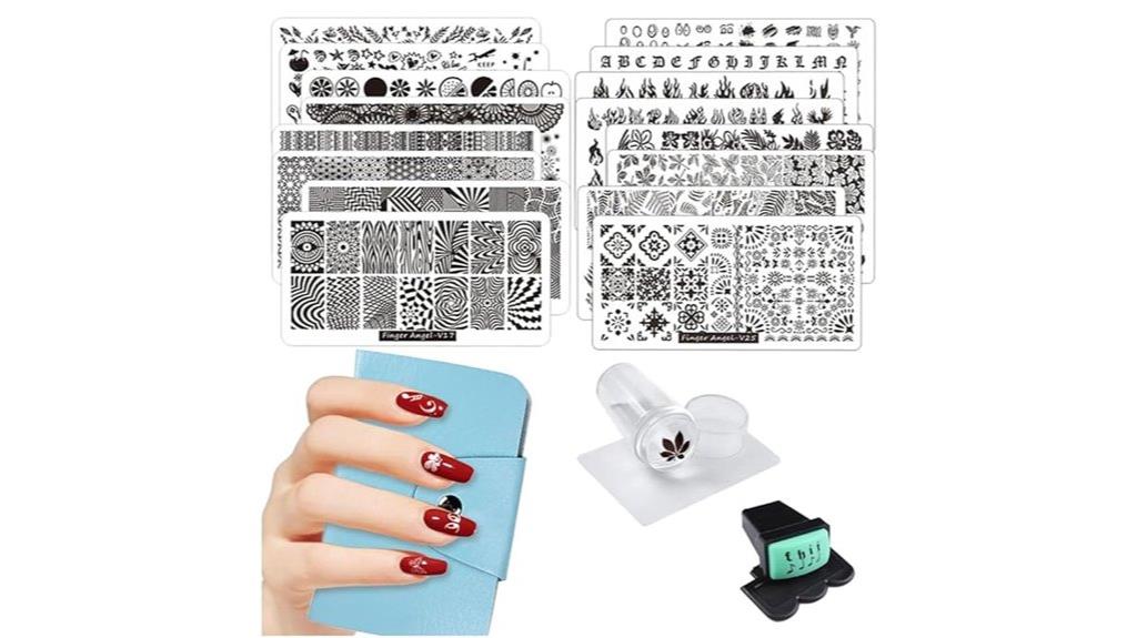 nail stamp set bundle