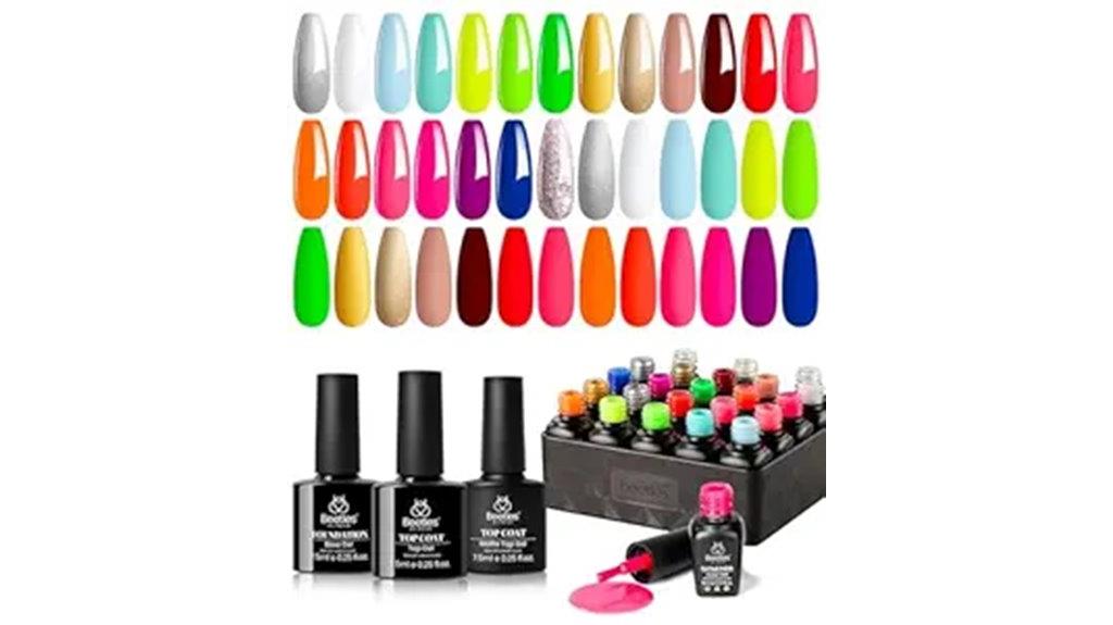 neon beetles gel collection