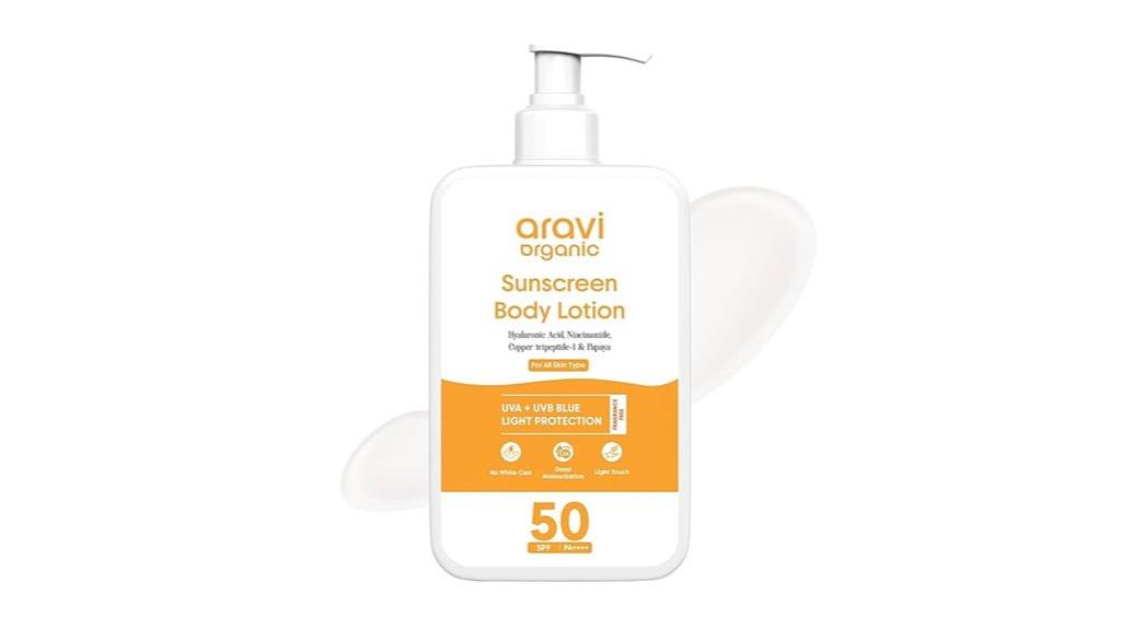 oil free spf 50 lotion