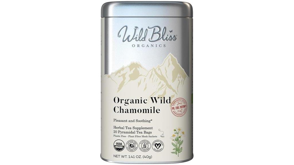 organic chamomile tea