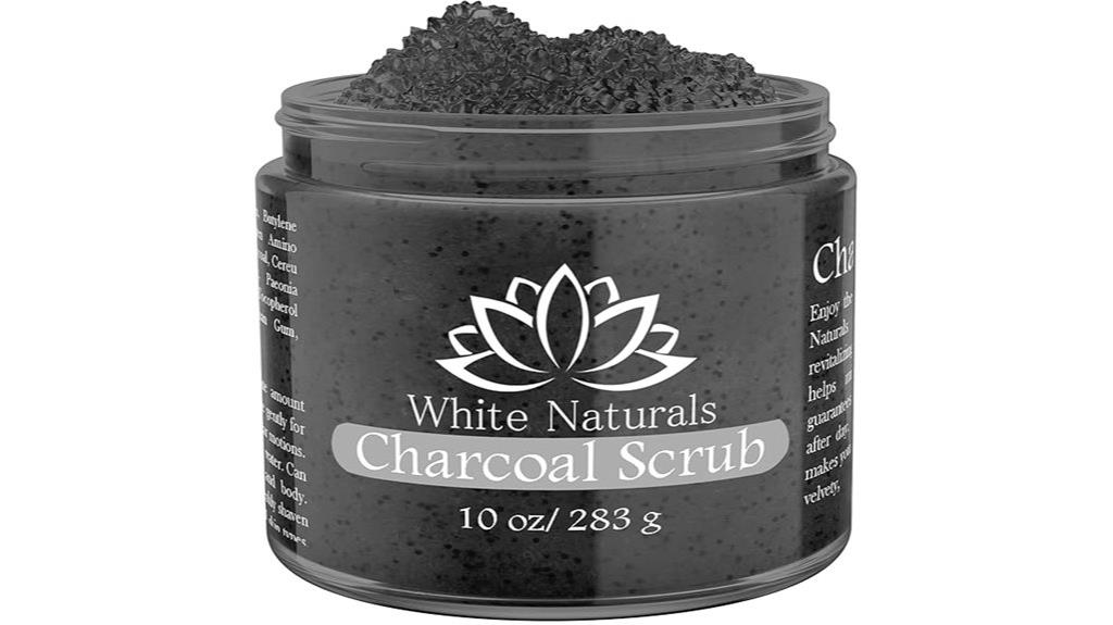 organic charcoal face scrub