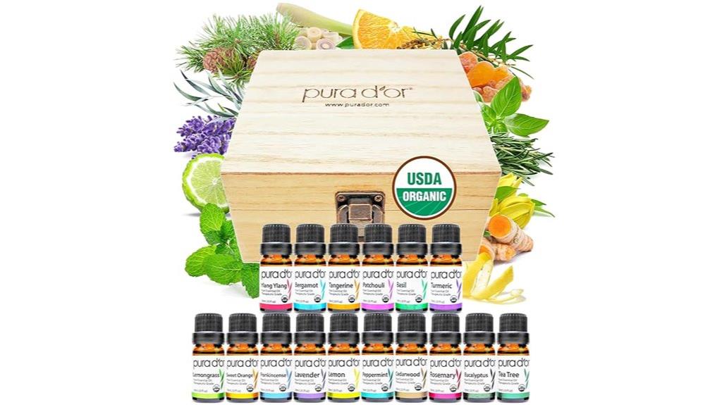 organic essential oil set
