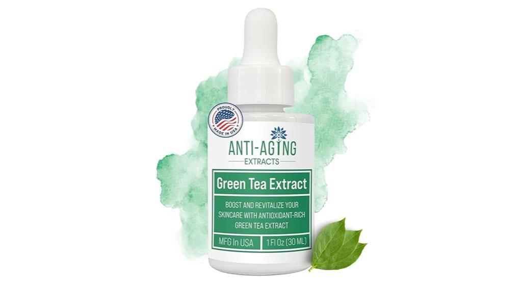 organic green tea serum